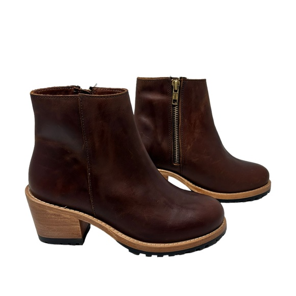 Portland Leather Shoes - Portland leather Company Patina canyon leather ankle booties